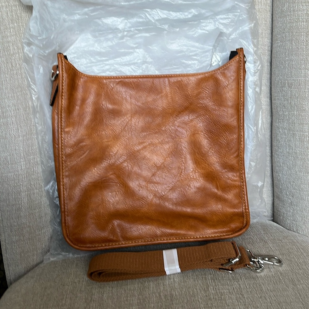 NIP Western Vegan Leather Crossbody Purse